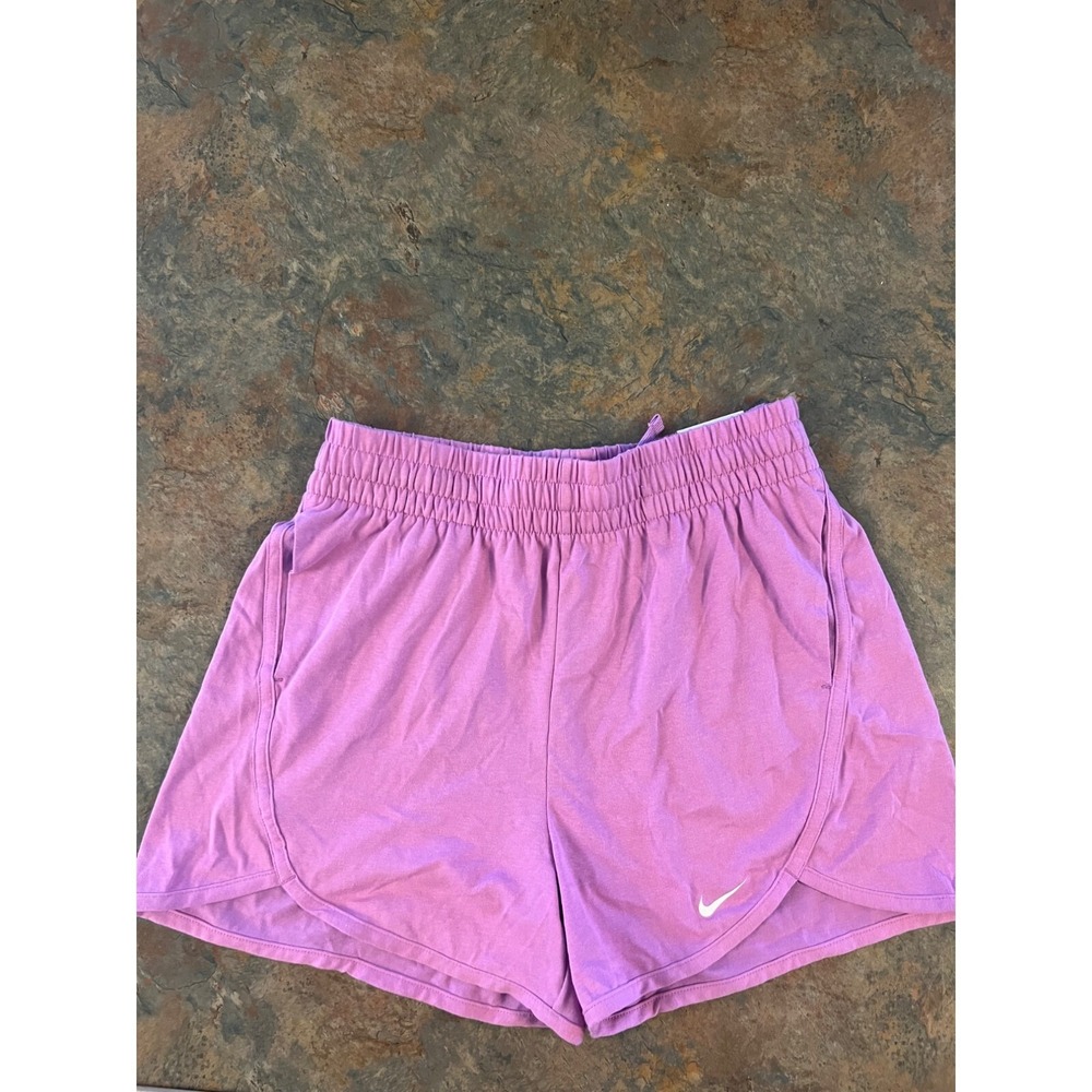 Nike‎ Dri-Fit Womens Loose Fit Athletic Shorts - Size S Purple Cotton/Polyester